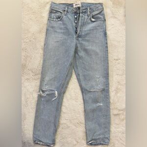 Agolde Faded Denim Jeans